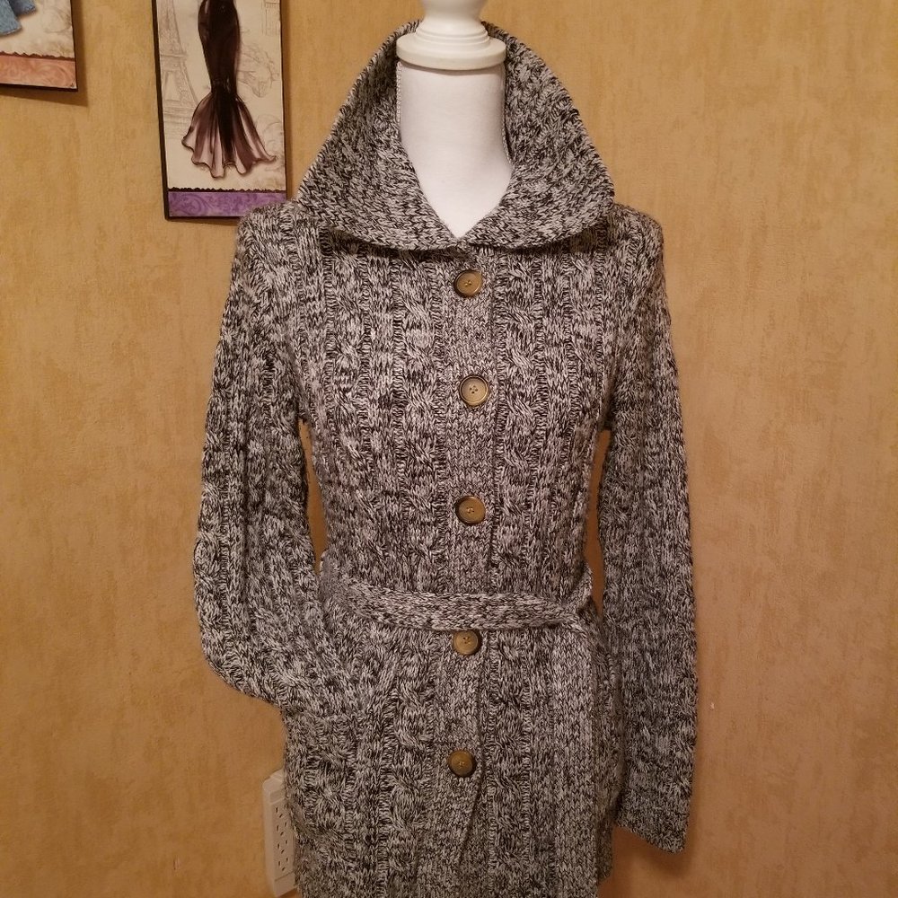 Debbie Morgan Cable knit sweater